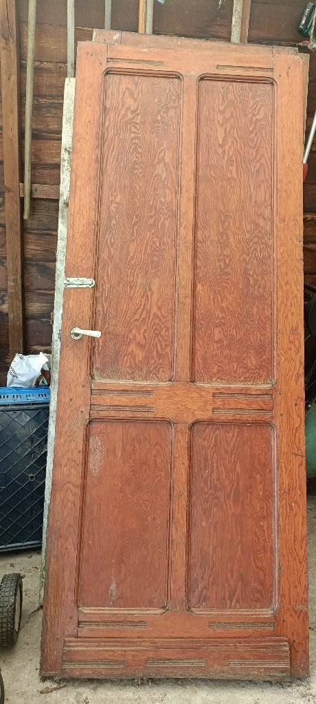 4 pitch pine deuren, Doe-het-zelf en Bouw, Deuren en Vliegenramen, Ophalen, Gebruikt, 80 tot 100 cm, Binnendeur