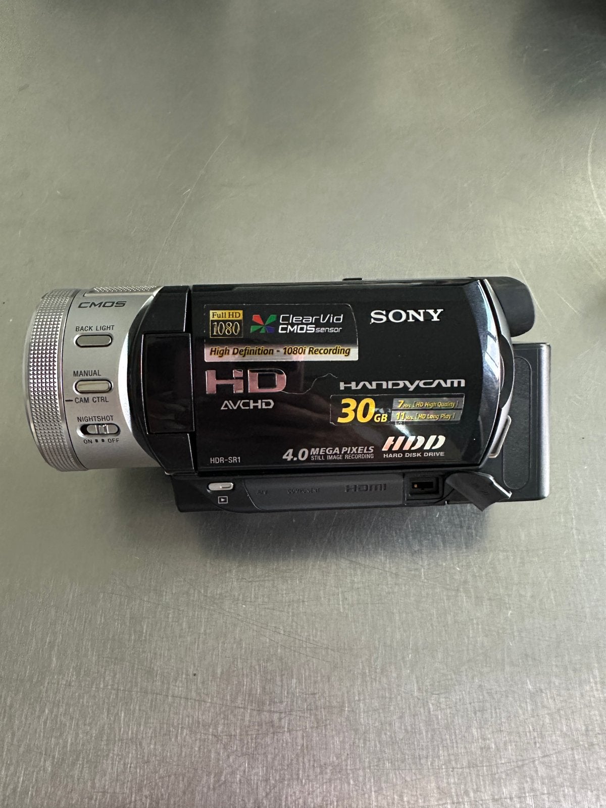 Sony Handycam HDR-SR1 Full HD, TV, Hi-fi & Vidéo, Caméscopes numériques, Full HD, Disque dur, Caméra, Enlèvement