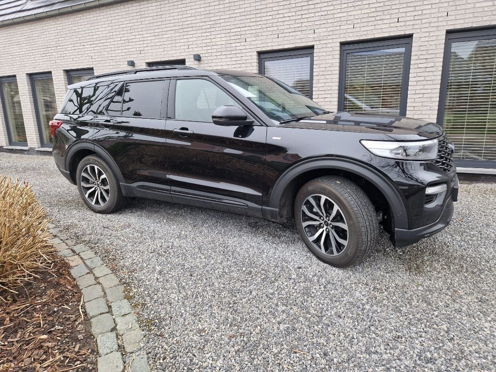 Stoere Ford Explorer ST Line – Plug-In Hybrid -7 Zitter–2024, Autos, Ford, Cuir, Achat, 7 places, Noir