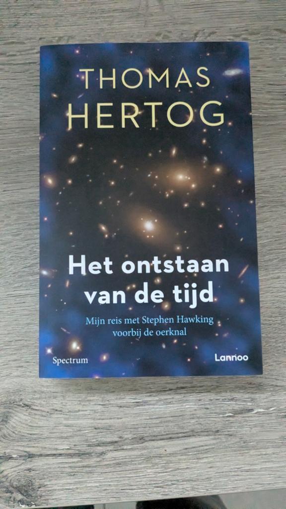 Het ontstaan van de tijd, Boeken, Ophalen of Verzenden, Zo goed als nieuw, Thomas Hertog, Natuurwetenschap