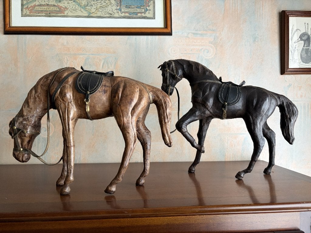 2 Lederen paarden, Antiek en Kunst, Ophalen