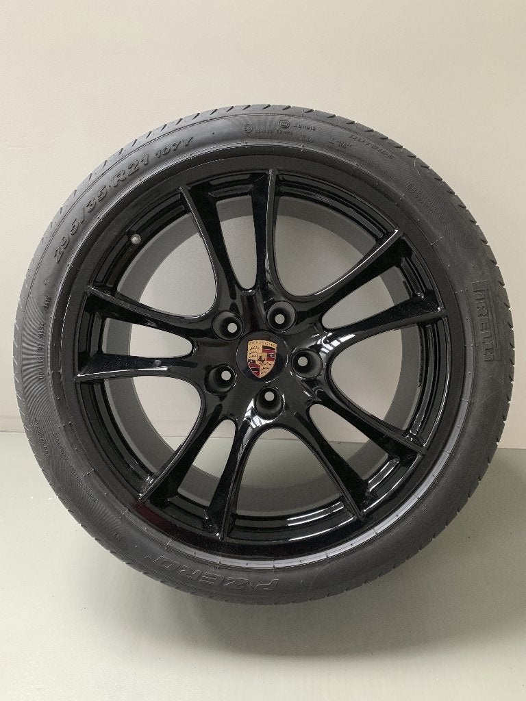 4st Originele velgen Porsche Cayenne 2016, 295 mm, Véhicule de tourisme, Pneus été, 21 pouces
