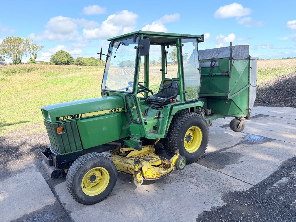 John Deere 855 zitmaaier, Gebruikt, 120 cm of meer, Elektrische starter, Ophalen