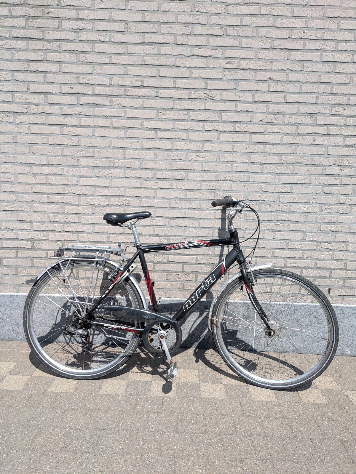fiets Norta, 53 à 57 cm, Enlèvement, Utilisé, Frein sur jante