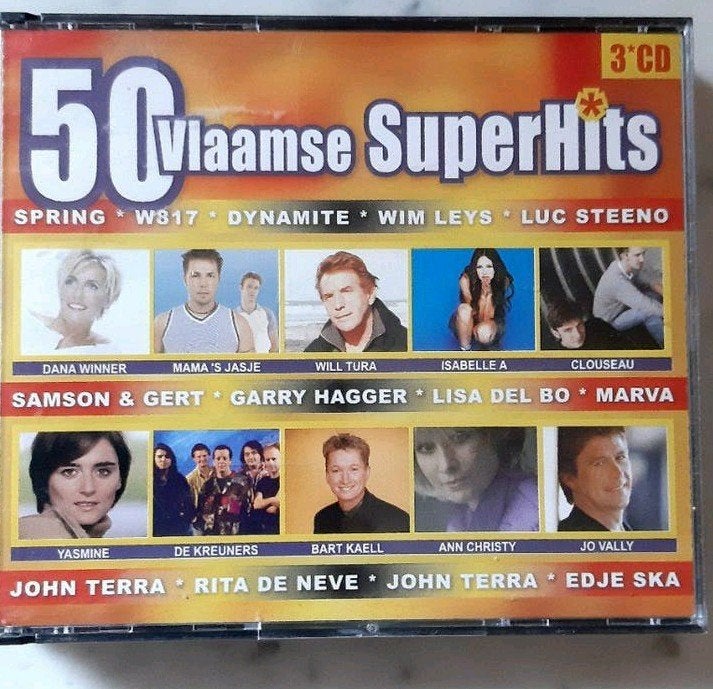 3 cd Vlaamse super hits, Enlèvement ou Envoi, Utilisé
