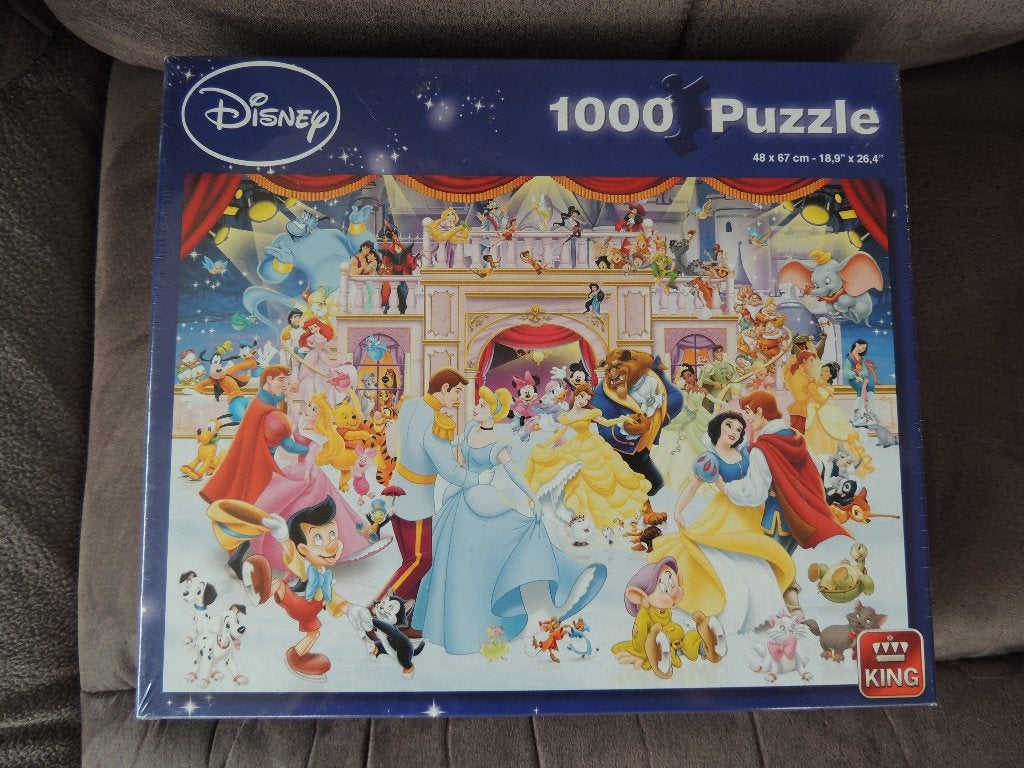 Puzzle 1000 pièces - Disney - Holiday on ice, Ophalen, Legpuzzel