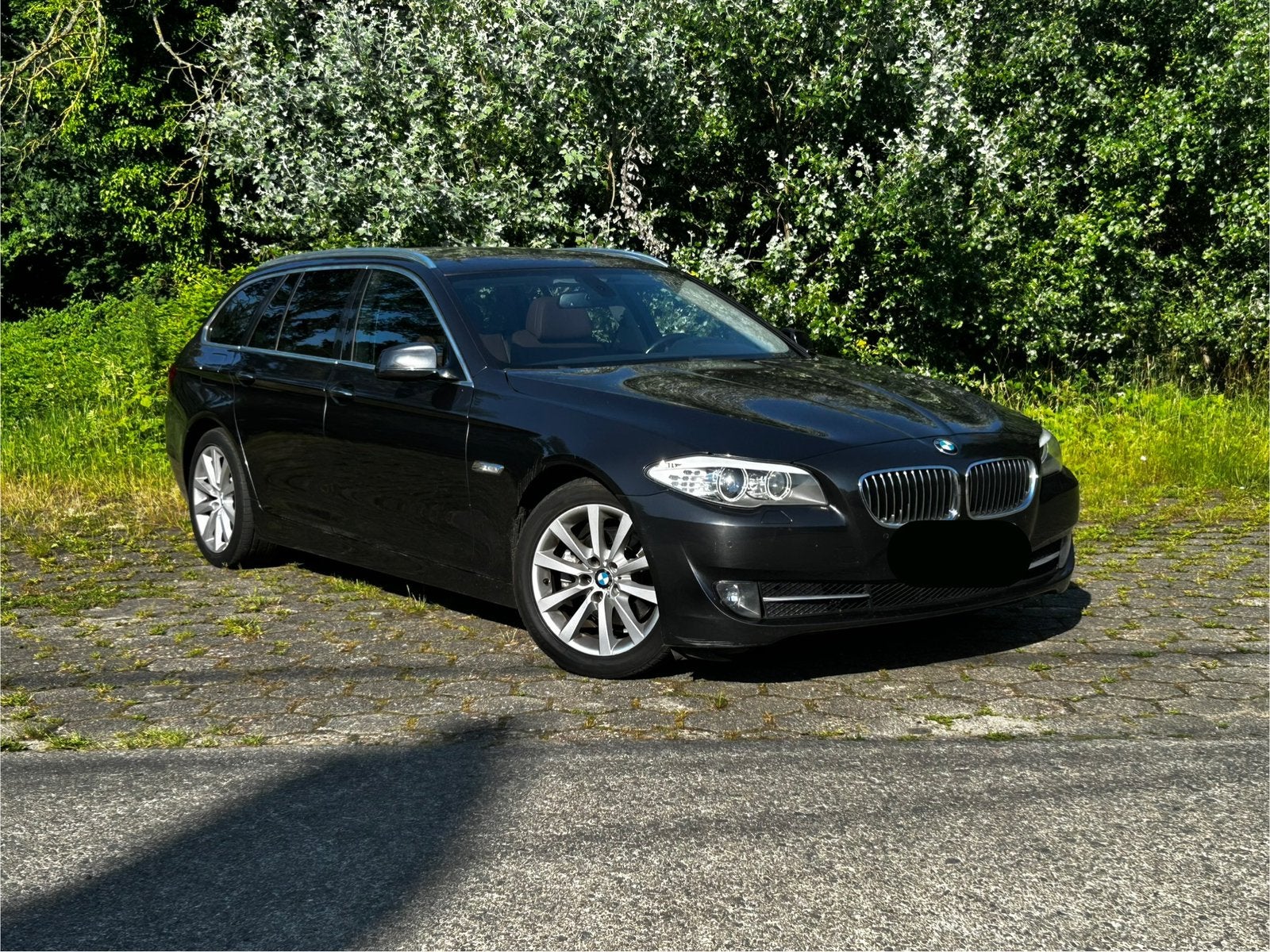 BMW 520d - Automaat - FULL OPTION - 2.0L DIESEL EURO5, Auto's, Lichtsensor, 4 cilinders, Leder, Bruin