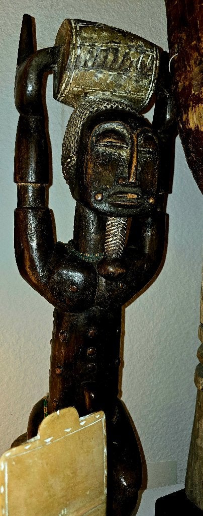 STATUE Africain Gabon ancienne ancêtres re fertilité, Antiquités & Art, Art | Art non-occidental, Afrique, Enlèvement ou Envoi