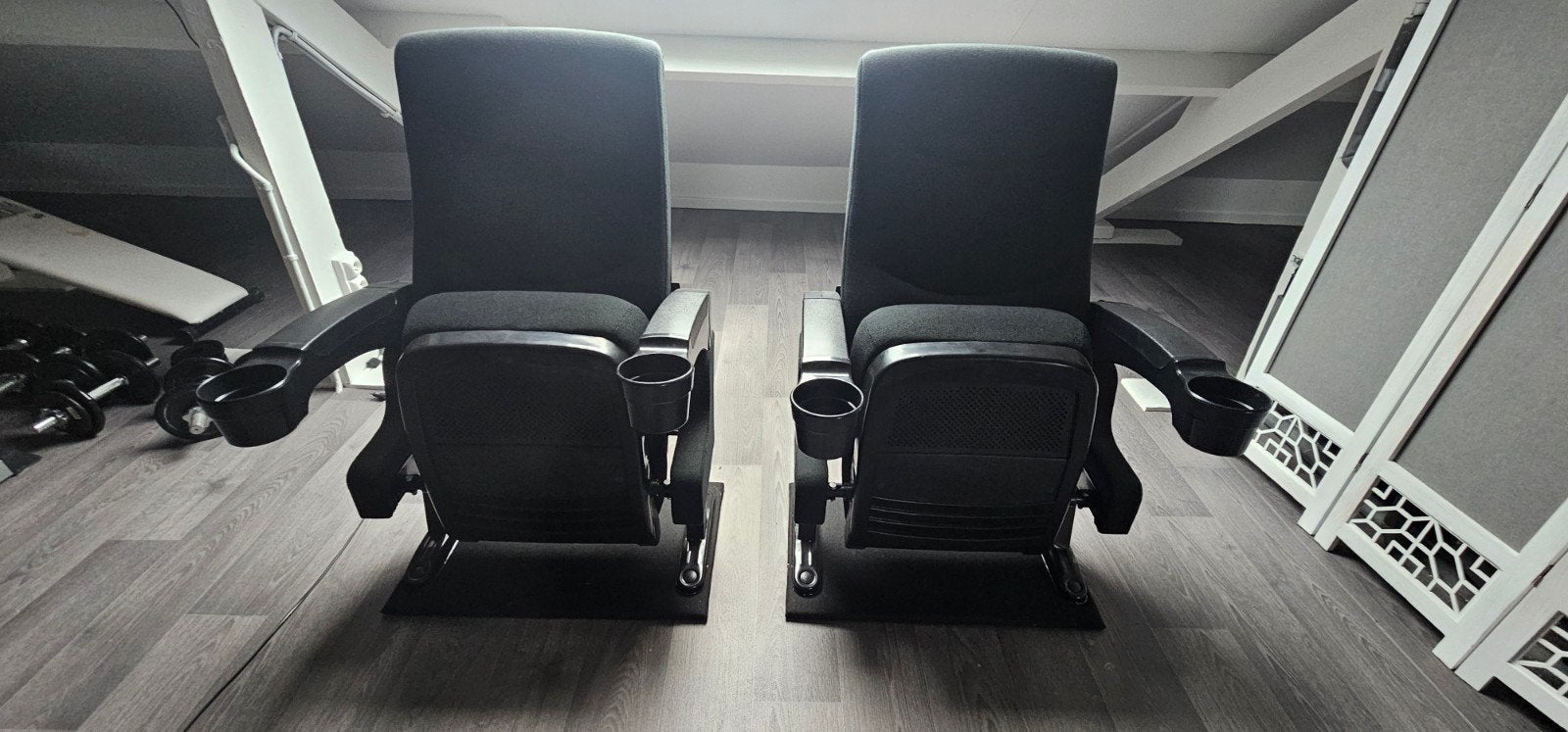 Ensemble de 2 sièges de cinéma/chaises de cinéma confortable, Enlèvement