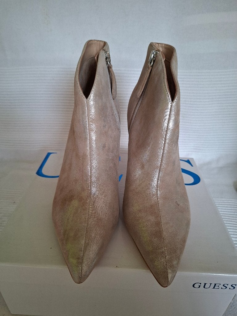 Bottines à talons Guess pour Femme, Kleding | Dames, Schoenen, Nieuw, Lage of Enkellaarzen, Beige, Ophalen
