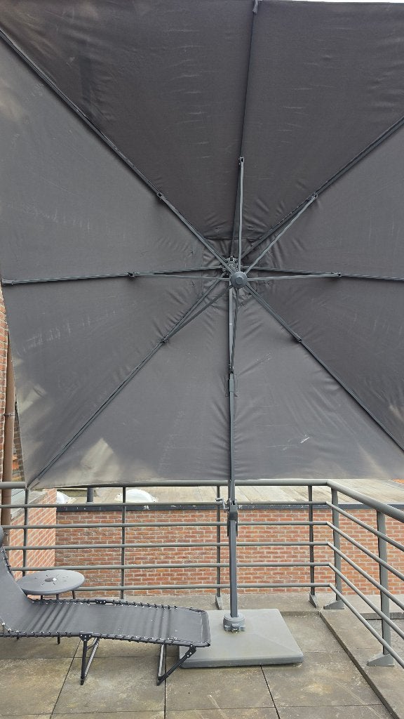 Parasol, Tuin en Terras, Ophalen, Gebruikt, Parasolvoet, Kantelbaar
