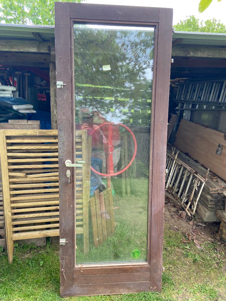 Porte double vitrage, Double vitrage, 160 cm ou plus, Enlèvement, Utilisé