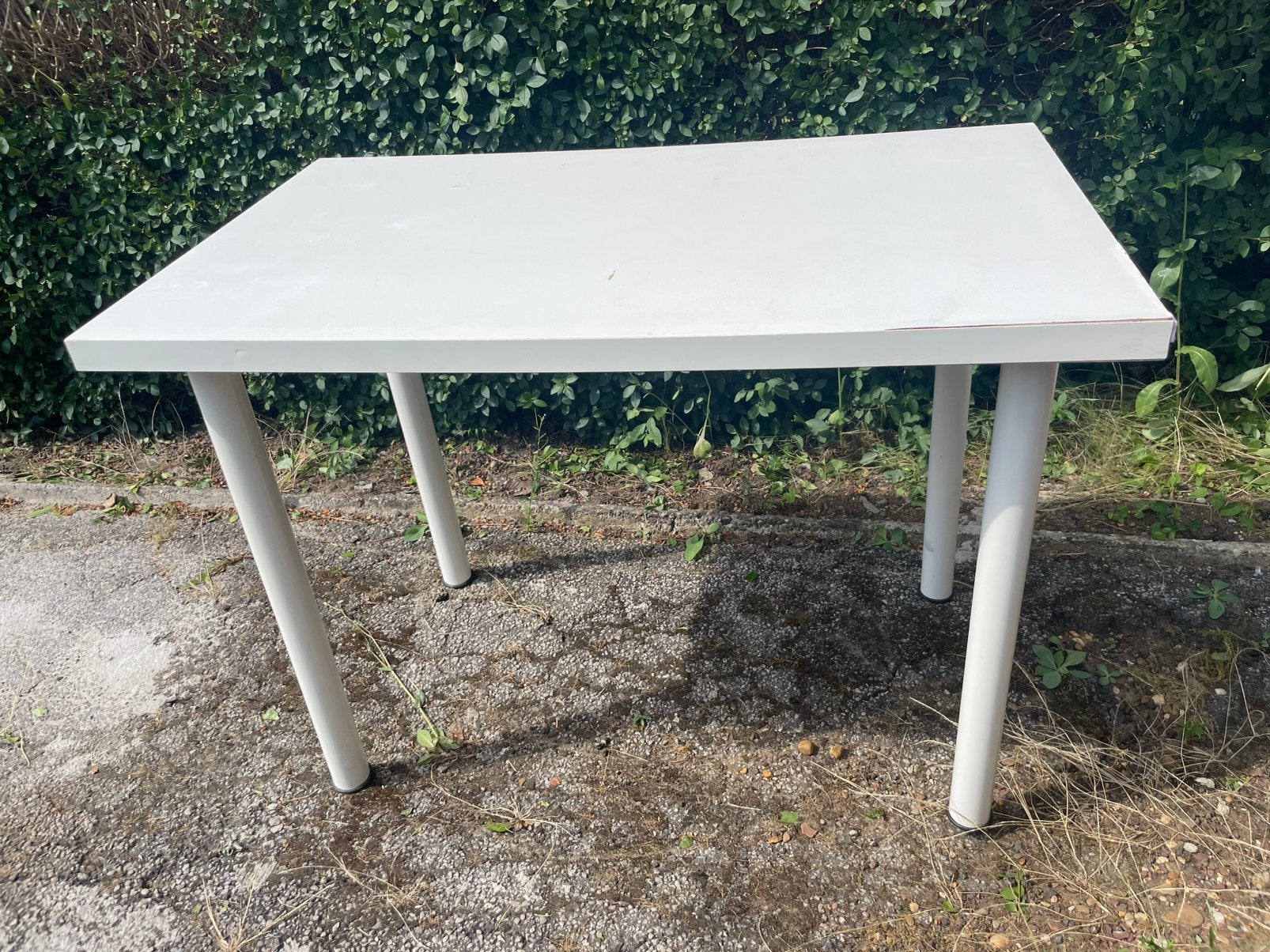 Witte tafel Ikea, Ophalen, Gebruikt
