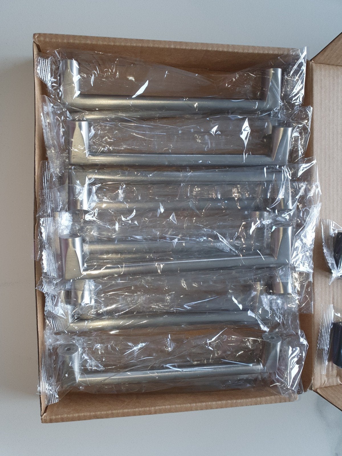keukengrepen, zilverkleurig aluminium en, Verzenden, Aluminium