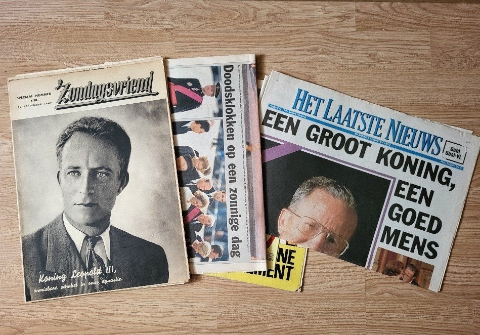 kranten koningshuis, Verzamelen, Ophalen, Gebruikt, Tijdschrift of Boek