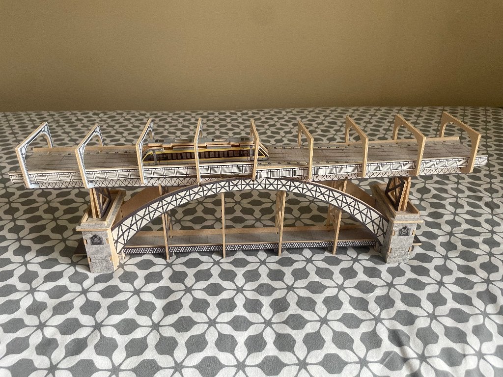 Maquette Puzzle 3D – Pont Dom Luís I (Porto, Portugal), Enlèvement, Moins de 500 pièces, Utilisé, Rubik's Cube ou Puzzle 3D