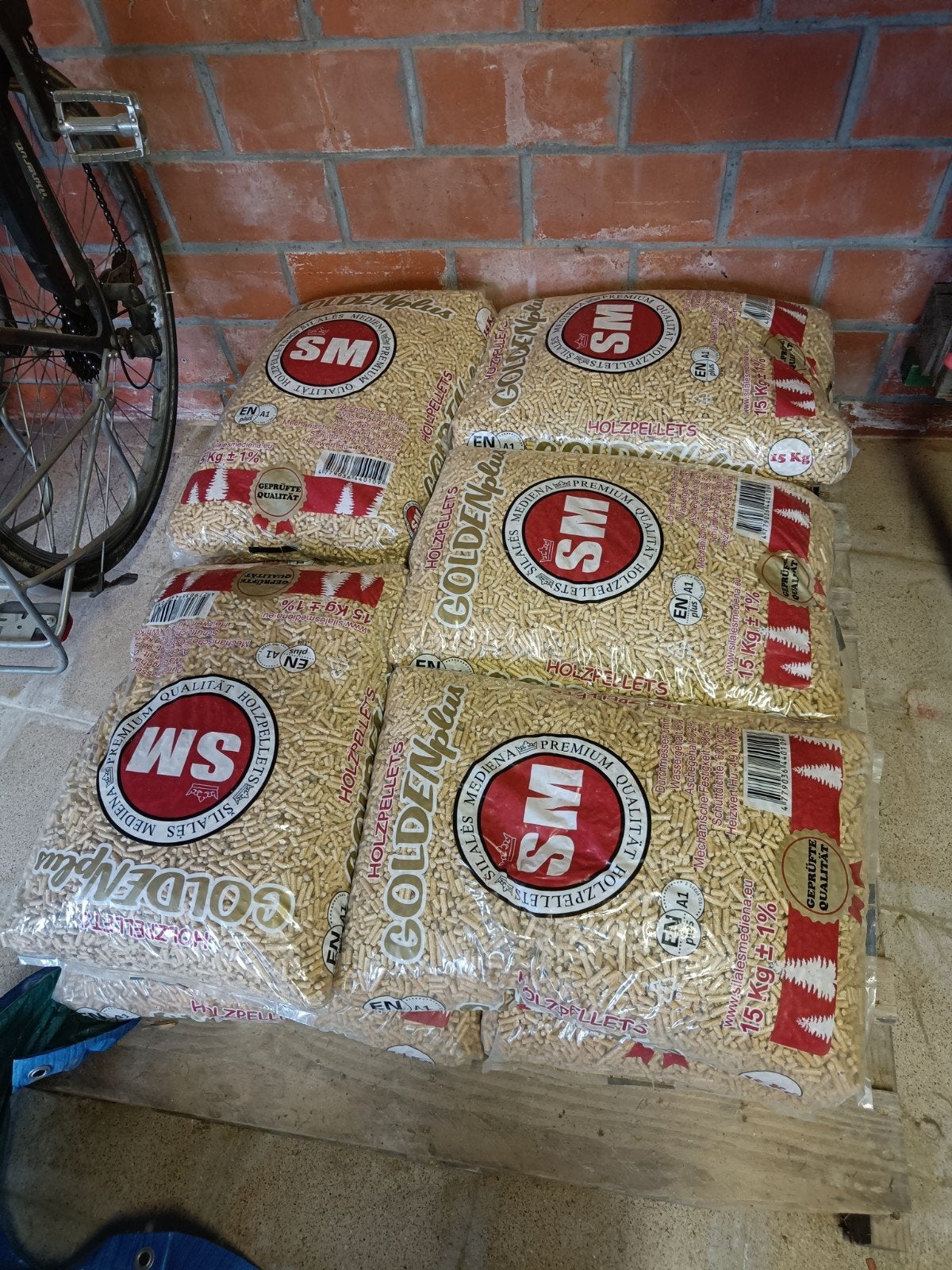 Pellets 10 zakken van 15 kg voor pelletkachel, Jardin & Terrasse, Enlèvement, Autres essences de bois