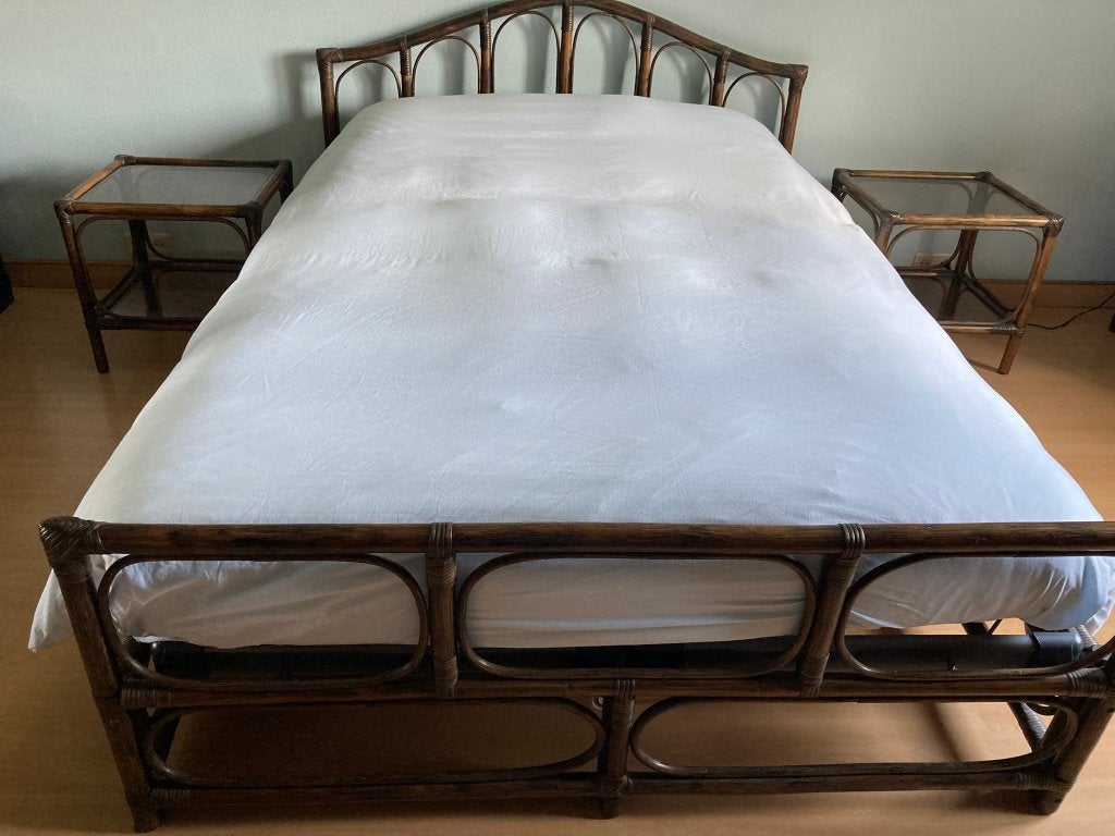 Chambre en rotin, 140 cm, Brun, Enlèvement, Utilisé