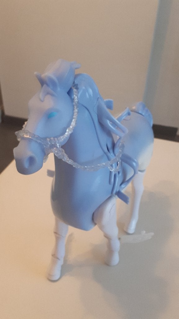 The Nokk stappend  paard van Elsa uit Frozen, Verzamelen, Poppetjes en Figuurtjes, Ophalen of Verzenden, Gebruikt