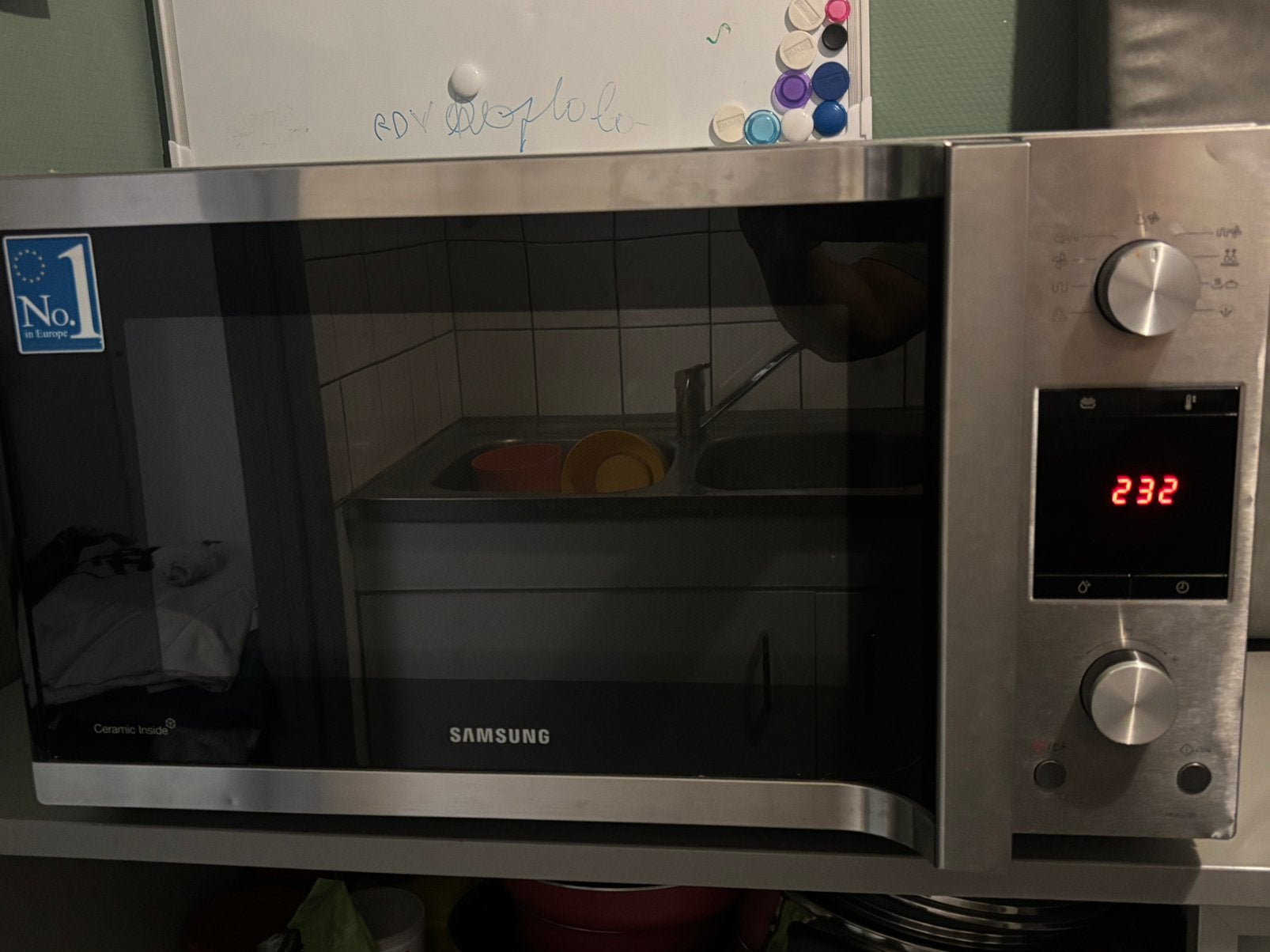 Micronde four grill Samsung, Enlèvement, Comme neuf, Four