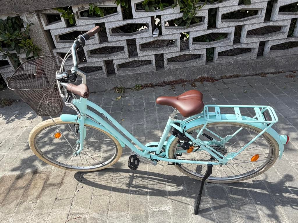 Licht blauwe Damesfiets, Fietsen en Brommers, Ophalen, Zo goed als nieuw
