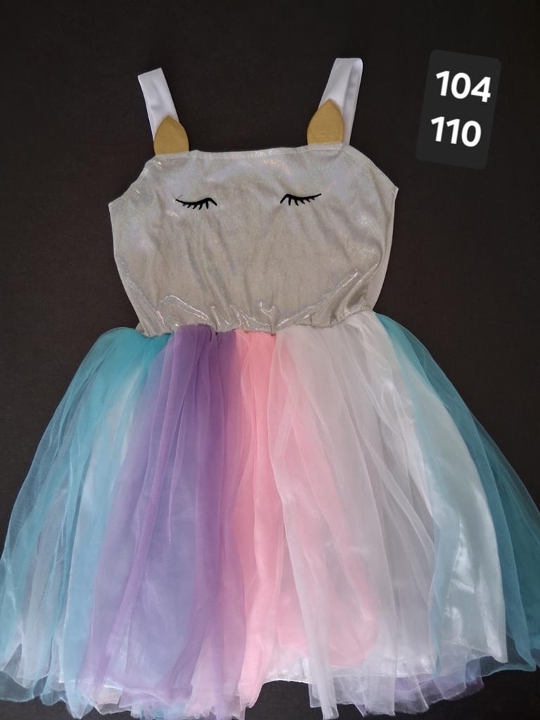 Verkleedkledij eenhoorn maat 110 116, Kinderen en Baby's, Carnavalskleding en Verkleedspullen, Ophalen of Verzenden