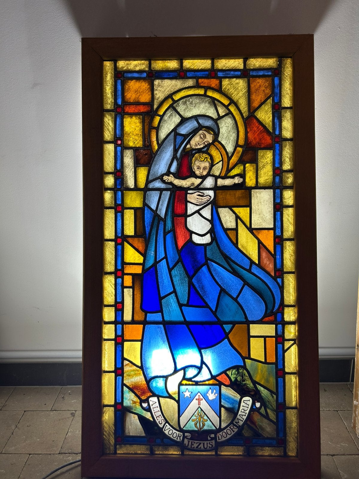 Glas in lood, Antiek en Kunst, Ophalen