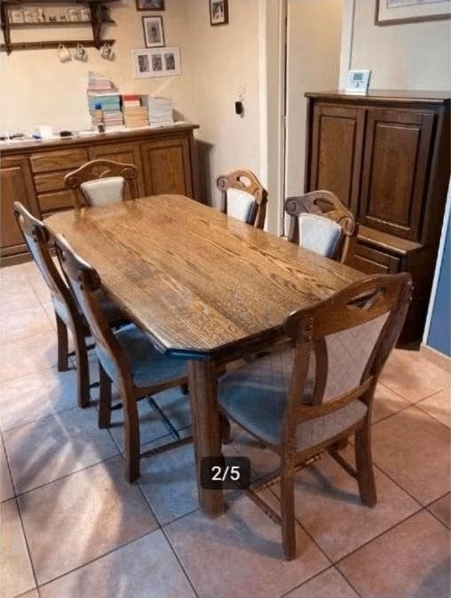 Salle à manger, Enlèvement, Utilisé, 4 à 6 chaises