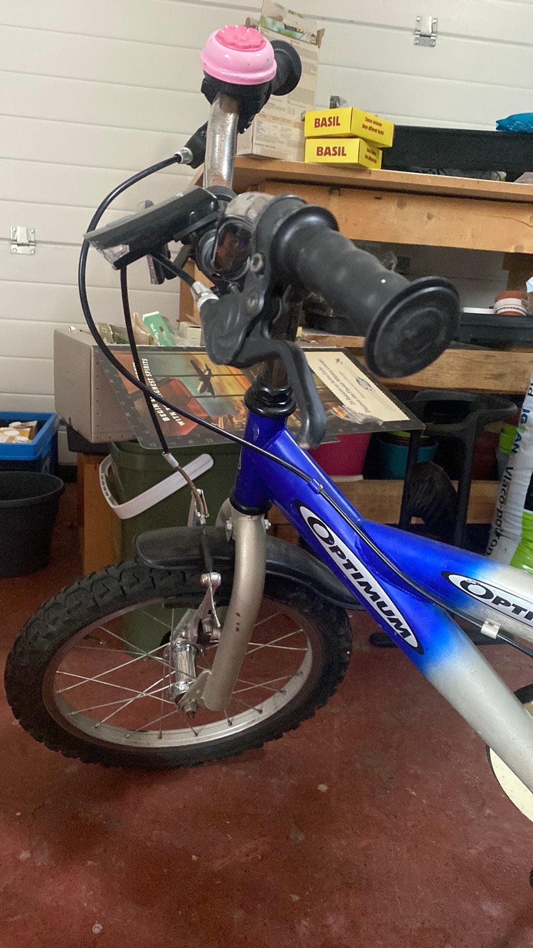Kinderfiets 16 inch, Fietsen en Brommers, Fietsen | Crossfietsen en BMX, Ophalen, Gebruikt, 16 tot 20 inch