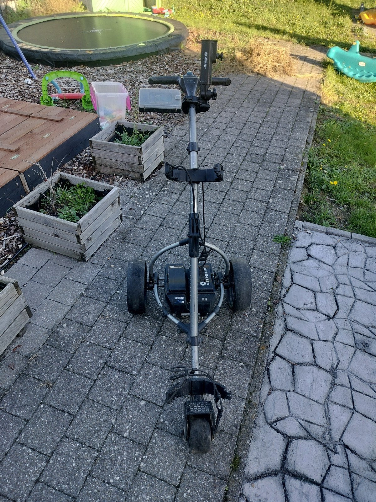 Motocaddy S3 elektrische trolley, Ophalen