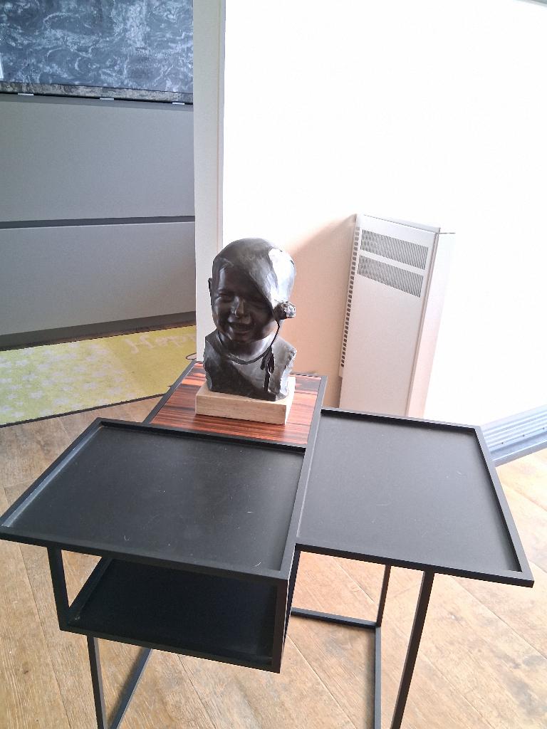 bronzen buste, Antiek en Kunst, Kunst | Beelden en Houtsnijwerken, Buste, Brons, Man, 20 - 50 cm, Europa, Geel, Gemerkt, Gepatineerd