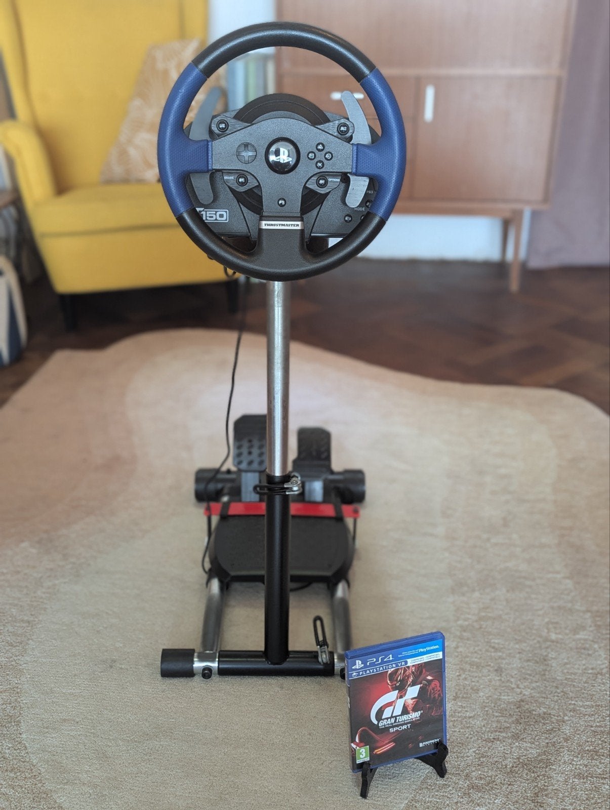 thrustmaster T150, pedalen, statief, spel, Thrustmaster, Ophalen