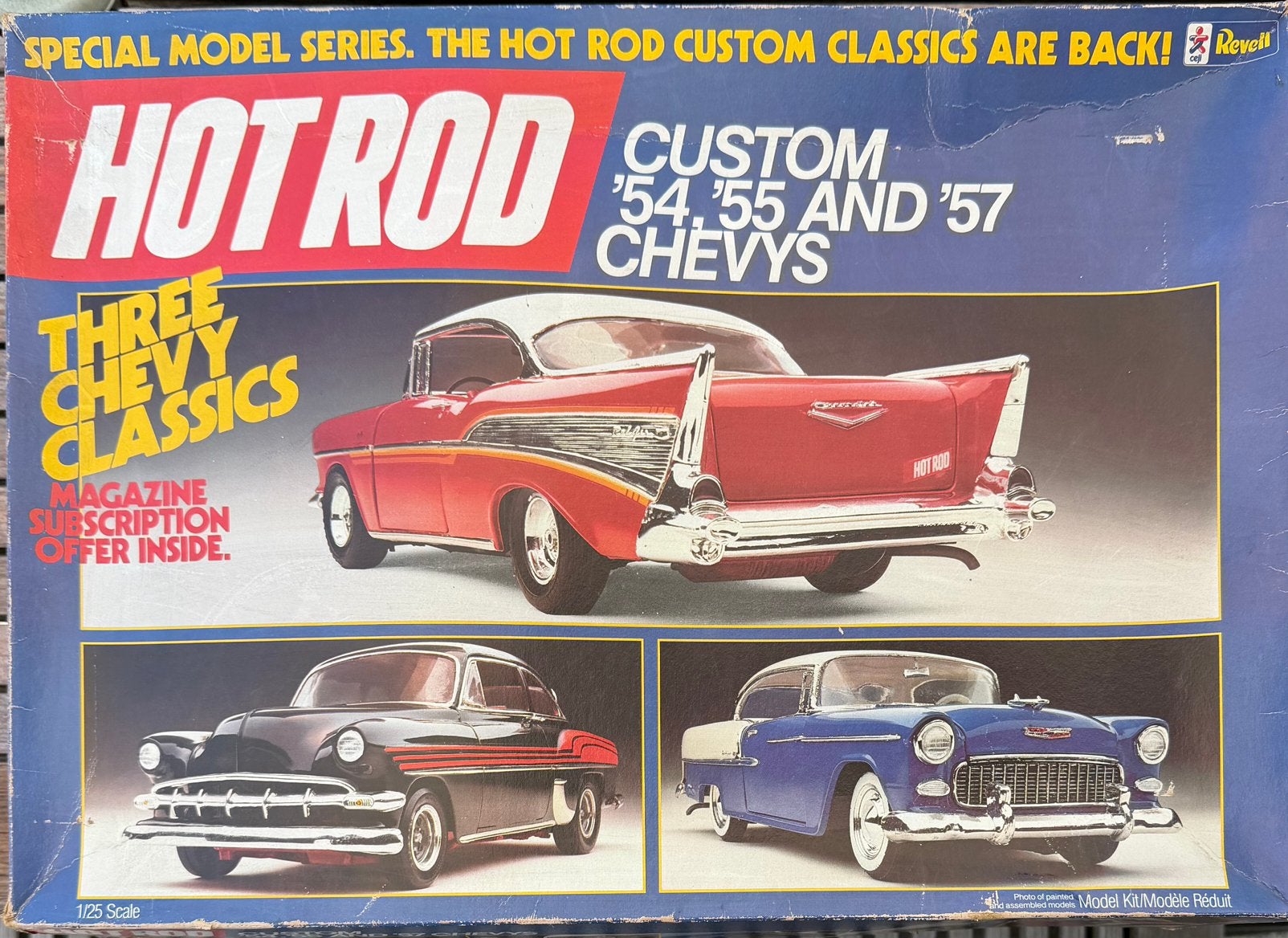 HOT ROD custom 54 - 55 and 57 Chevys - Revell bouwpakketten, Hobby en Vrije tijd, Modelbouw | Auto's en Voertuigen, Ophalen of Verzenden