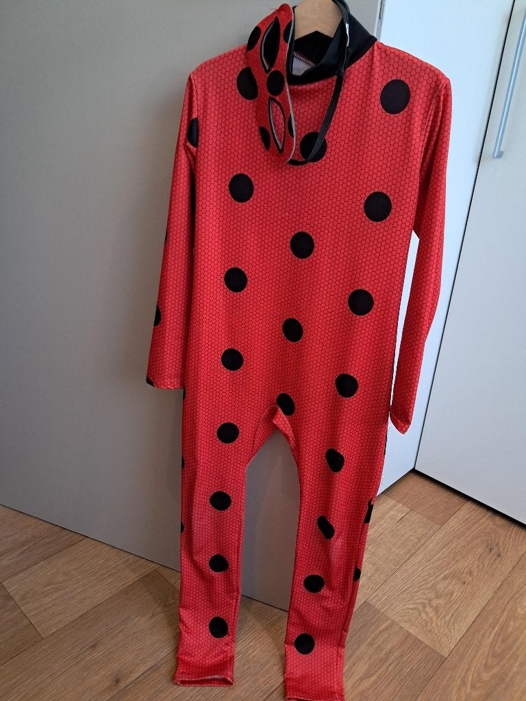 Déguisement Lady Bug Miraculous 110/116cm, Enfants & Bébés, Enlèvement, Utilisé, 110 à 116, Fille