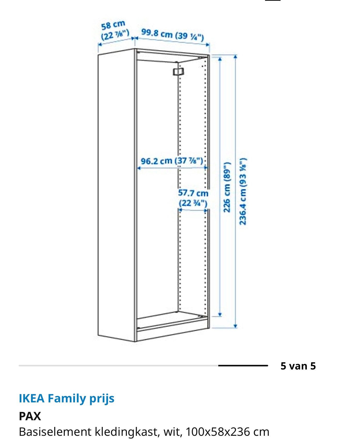 IKEA PAX, Ophalen, Zo goed als nieuw