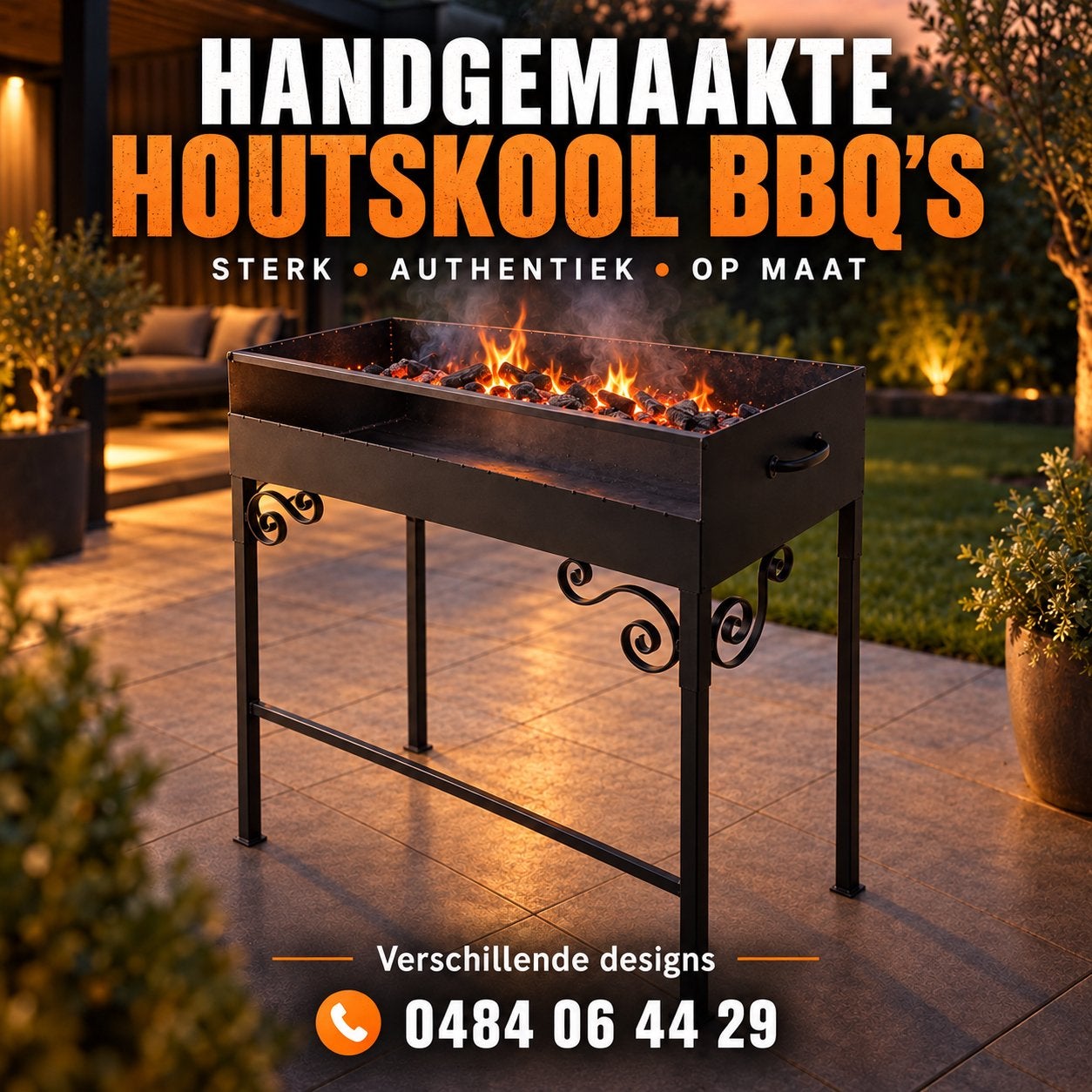 Barbecue au charbon de bois fait main - différents modèles, Jardin & Terrasse, Enlèvement, Neuf