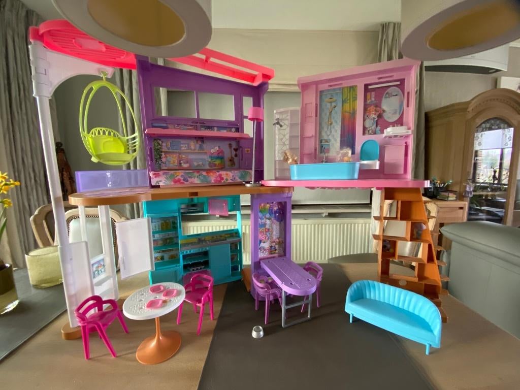 poppenhuis barbie, Ophalen, Gebruikt, Poppenhuis