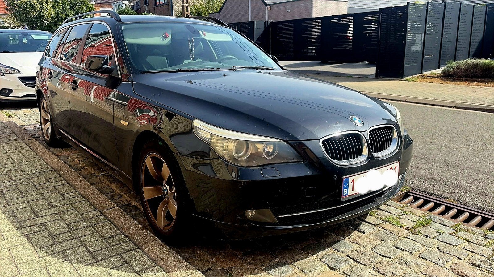 BMW 520D 120KW E61, Auto's, Automaat, Achterwielaandrijving, Zwart, Zwart