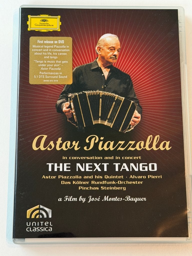 Astor Piazzolla - The Next Tango (DVD), Enlèvement ou Envoi, Tous les âges, Utilisé, Espagnol