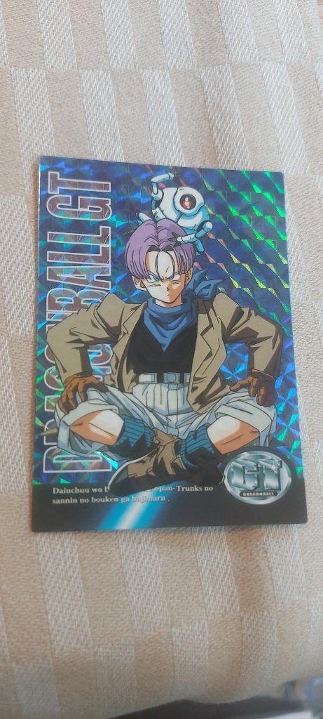 dragonball gt card glitter Japanse Trunks, Hobby en Vrije tijd, Ophalen of Verzenden, Nieuw, Losse kaart