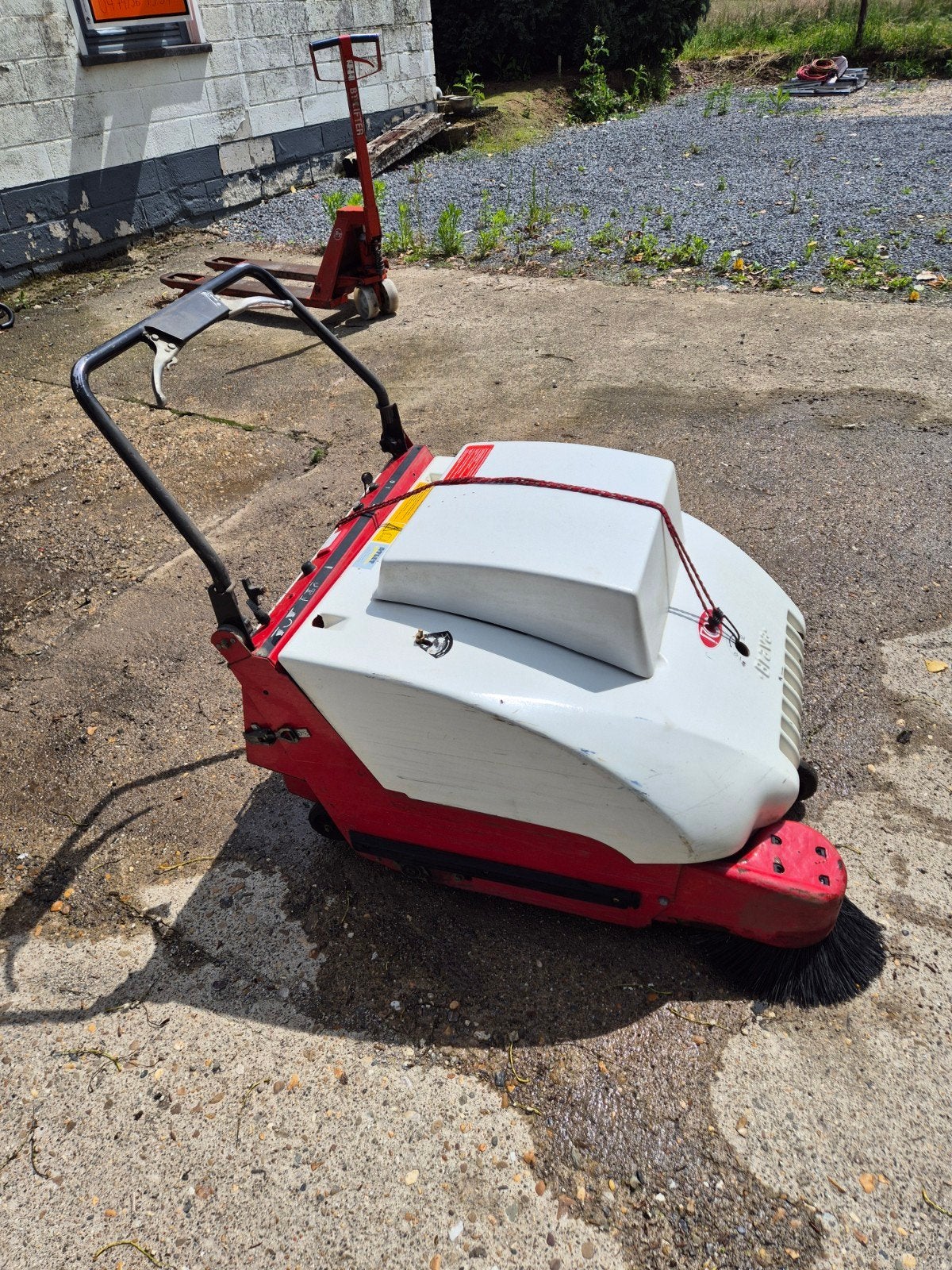 elektrisch veegmachine, Tuin en Terras, Ophalen, Gebruikt