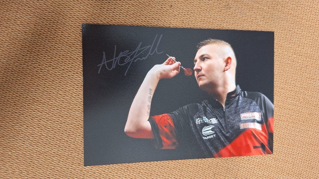 Photo dédicacée (impression) ; Nathan Aspinall # Darts, Enlèvement ou Envoi, Neuf, Autres types