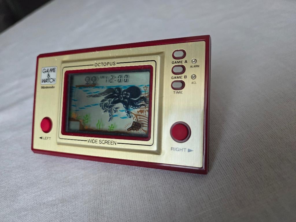 Games watch octopus année 1981, 1 joueur, Enlèvement, Comme neuf, Autres genres