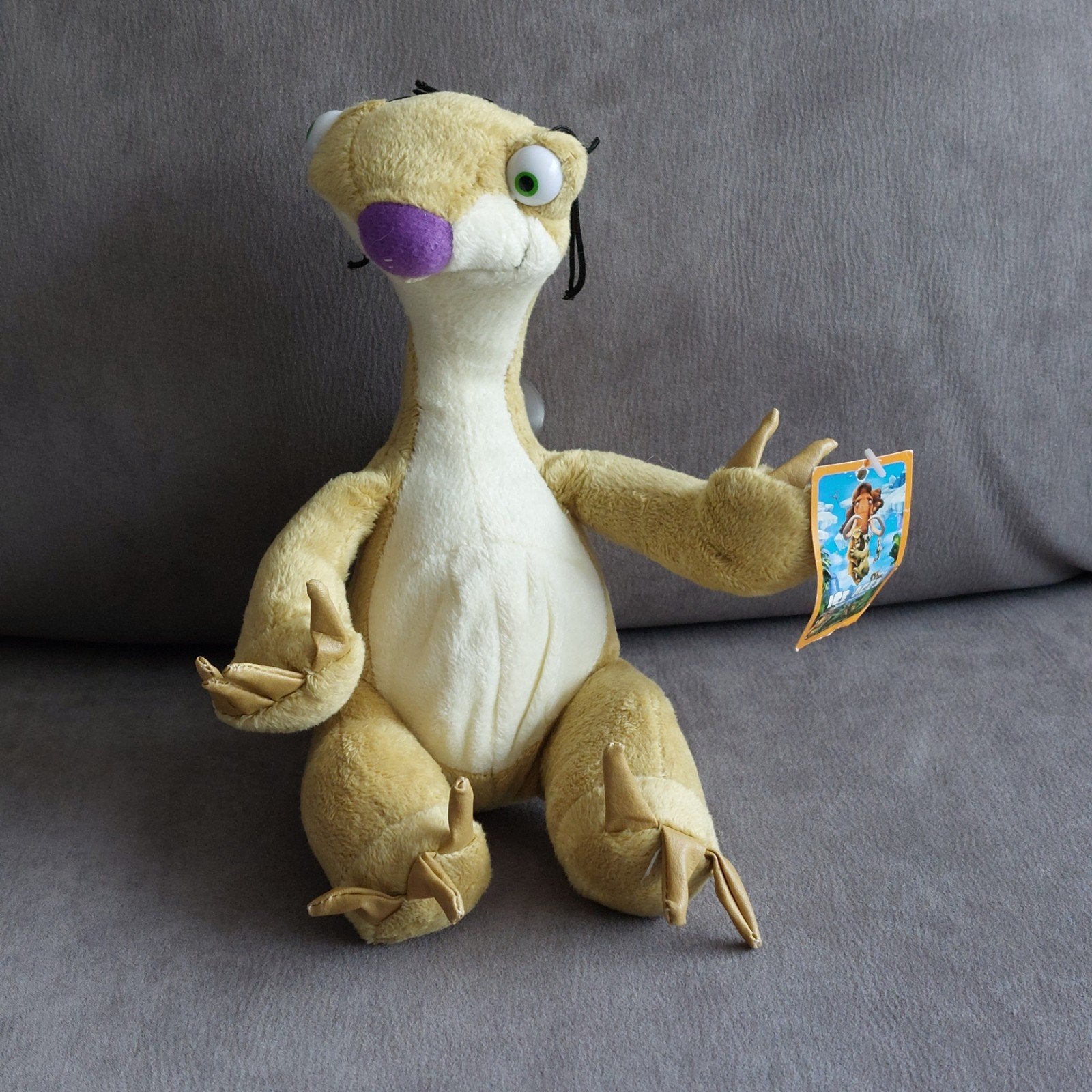 Knuffel Sid van Ice-Age. Met zuignapje. Goede staat, Ophalen