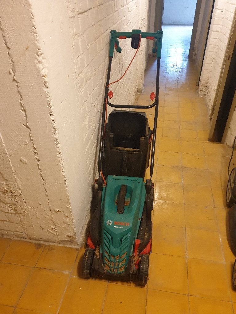 Tondeuse à gazon, Enlèvement, Utilisé, Tondeuses à gazon électriques, Bac de ramassage