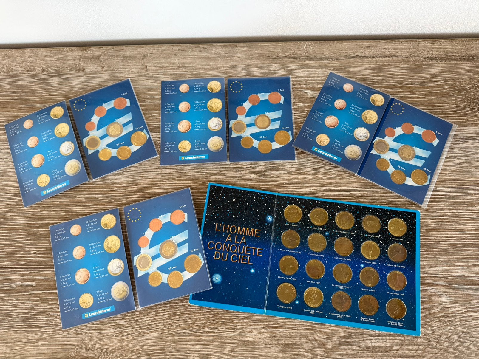 Collection pièces aviation ️ & coffrets EURO SET, Enlèvement ou Envoi