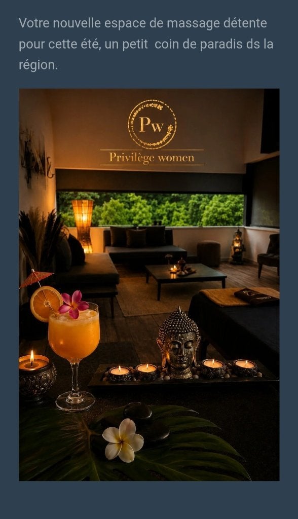 Votre centre de massage Privilege (unique ds vôtre région), Massage relaxant