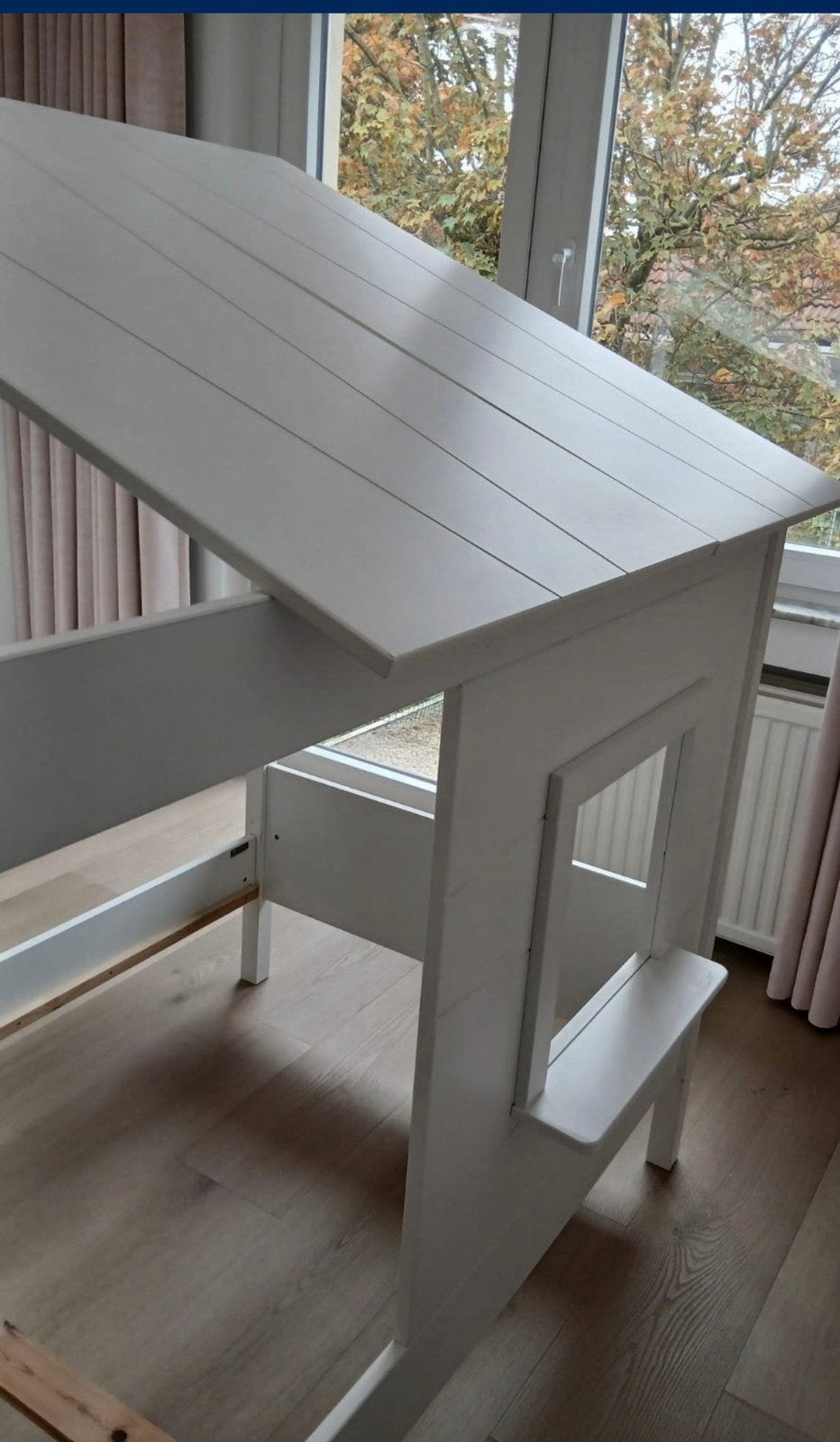 lit cabane Vipack comme neuf Blanc, Enlèvement, Comme neuf