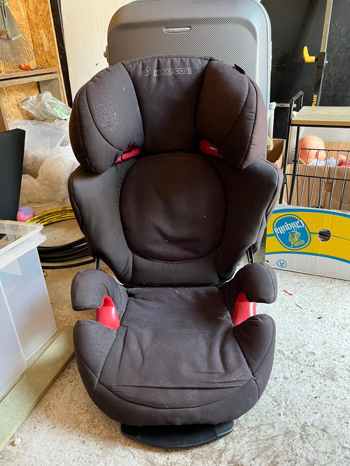 Auto stoel zonder isofix, Ophalen, Gebruikt, Autogordel