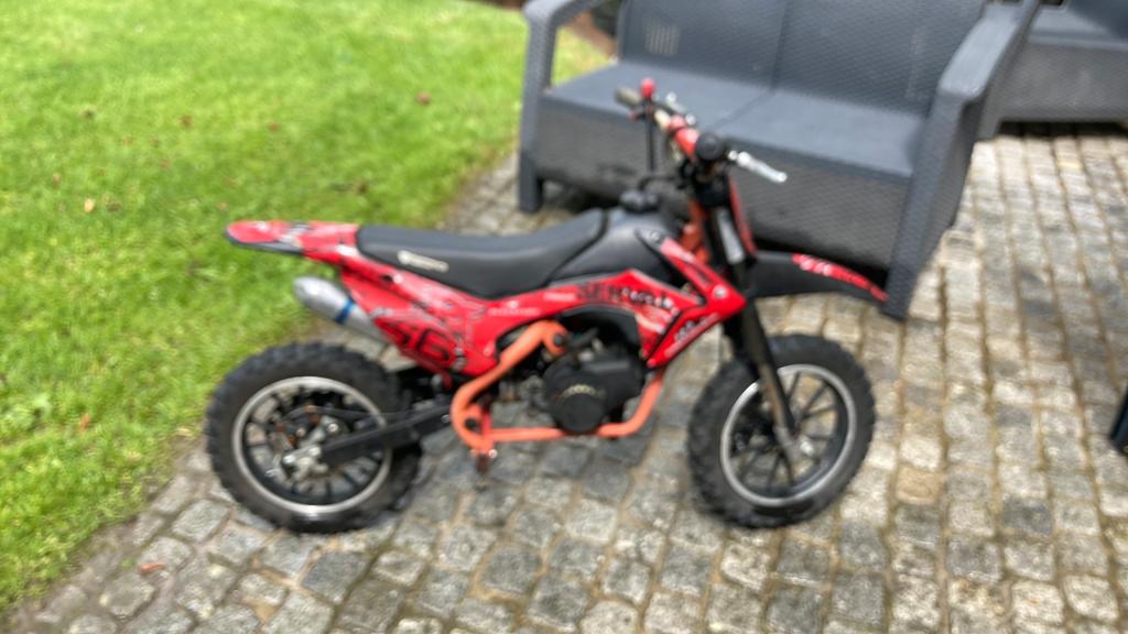 Mini moto tout-terrain Nitro à vendre, Enlèvement, Comme neuf